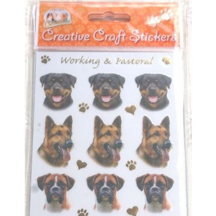 Dog breed craft stickers many breeds available 29 designs peel and stick