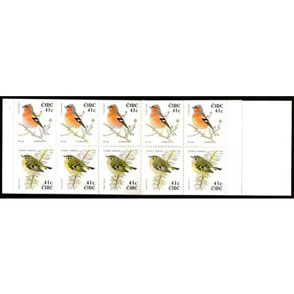 IRELAND SB101 2002 €4.10 BIRDS BOOKLET