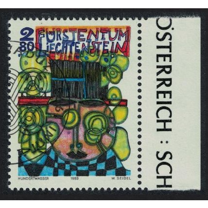 Liechtenstein The Black Hatter Homage to Liechtenstein 1993 CTO SG#1055
