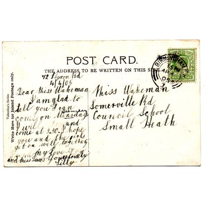 Stratford on Avon from Memorial Theatre - Postally Used - 1905 Postmark