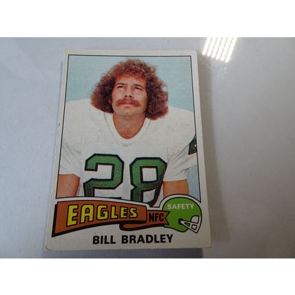 1975 Topps Football Card # 276 Bill Bradley VG-Ex (4) Philadelphia Eagles