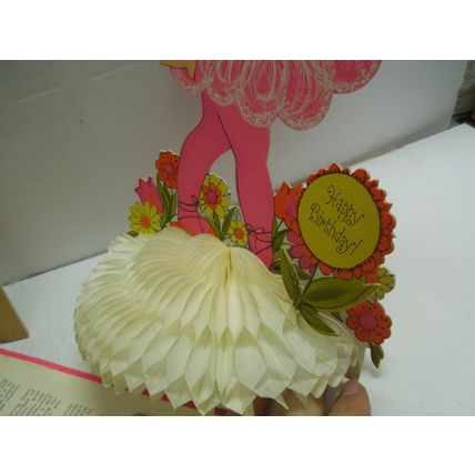 Vintage Hallmark Twinkles Centerpiece Pop Up Girls Ballet Dance 1980s