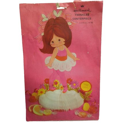 Vintage Hallmark Twinkles Centerpiece Pop Up Girls Ballet Dance 1980s