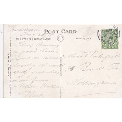 EC265 EVESHAM - BRIDGE STREET. COLOURED PRINTED POSTCARD