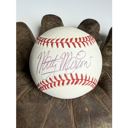 Marty Marion Signed Autographed Official National League (ONL) Baseball