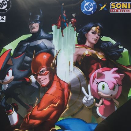 2025 DC Comics Sonic the Hedgehog Cover A & Ejikure Variant #2