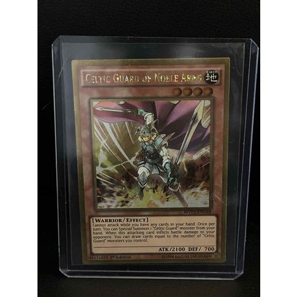 Celtic Guard of Noble Arms - MVP1-ENG48 - Gold Rare - 1st Edition The Dark Side