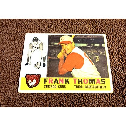 1960 Topps 95 Frank Thomas Chicago Cubs Third Base 5.0 FN Light Crease