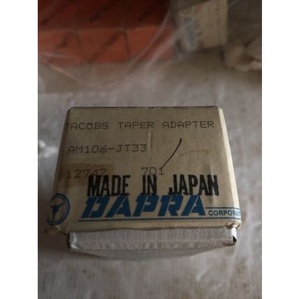 NEW SHOWA AM106-JT33 JACOBS TAPER ADAPTERS #33, DAPRA AM106-JT33,AY