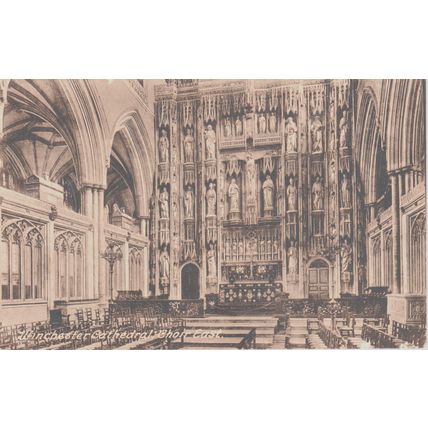 Winchester Cathedral Choir East Winchester Hampshire Postcard (QHAM319)