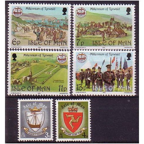 1979 Isle of MAN 146-51 Mint NH Tynwald Millennium set of 6