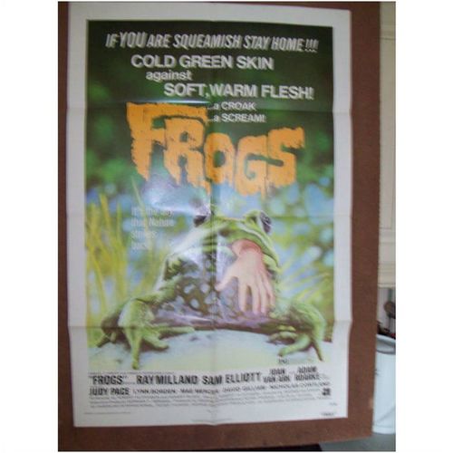 FROGS Ray Milland, Sam Elliott 1-Sheet Poster