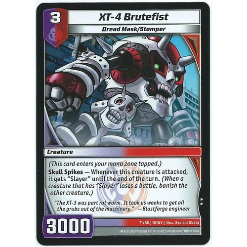 Kaijudo - Invasion Earth - #71/80 - XT-4 Brutefist