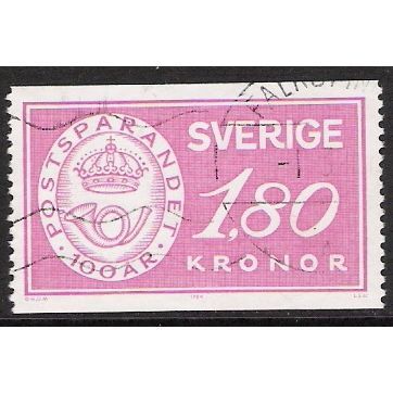 Fa 1286: 1 Kr. 80 red-lilac Centenary of Postal Savings.
