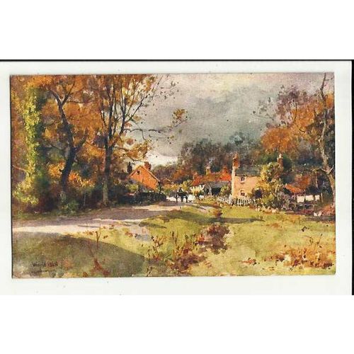 Hampshire LYMINGTON Woodside J. Salmon Art Postcard by Wilfrid Ball (1249)