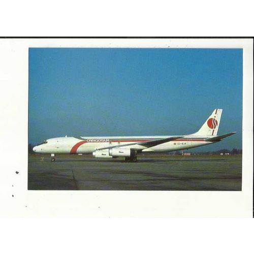 Aviation CARGOSUR DC-8-62AF Postcard by J.J. (30)