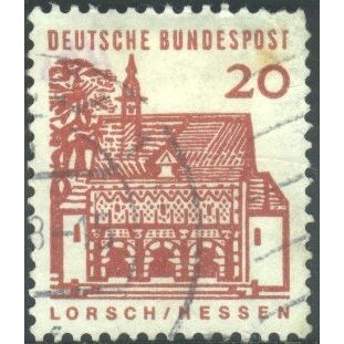Germany 1964 - SG1361 - 20pf brown - Monastery Gate, Lorsch - used