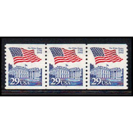 2609 29c U.S. Flag Over White House Very Fine MNH PNC 7/3 PA3235