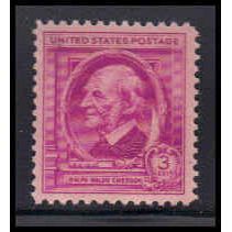 861 3c Ralph Emerson Fine Plus MNH KA2316