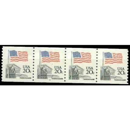1895a 20c U.S. Flag Fine MNH SG PNC 9/4 G0757