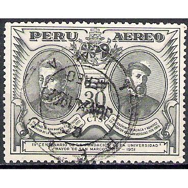 Peru ( Pérou ) N° PA 98 YVERT OBLITERE ( USED )