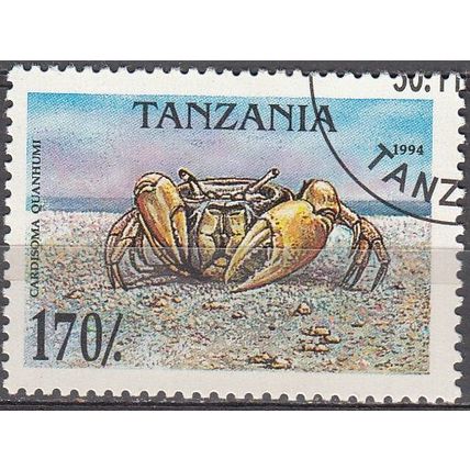 Tanzania 1994 Michel 1926 O Cote (2005) 0.40 Euro Crabe de terre commun