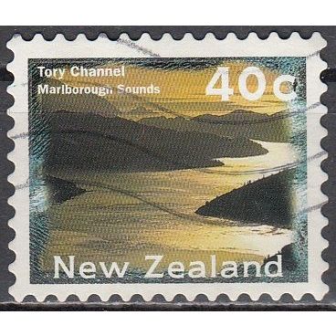 New Zealand 1996 Michel 1517IIBC O Cote (2005) 0.60 Euro Paysage Tory Channel