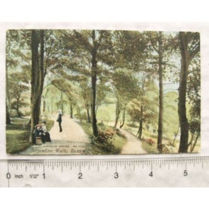 pre 1918 postcard Serpentine Walk, Buxton