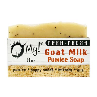 O My! Goat Milk Pumice Soap - Made with Farm-Fresh Goat Milk - Moisturizes sk...