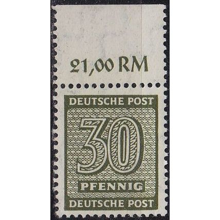 GERMANY Alliiert SBZ [West-Sachsen] MiNr 0136 X ( **/mnh )
