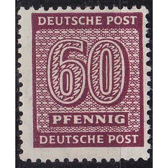 GERMANY Alliiert SBZ [West-Sachsen] MiNr 0137 Y ( **/mnh )
