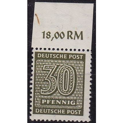 GERMANY Alliiert SBZ [West-Sachsen] MiNr 0136 Y ( **/mnh )