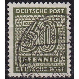 GERMANY Alliiert SBZ [West-Sachsen] MiNr 0136 X ( O/used )