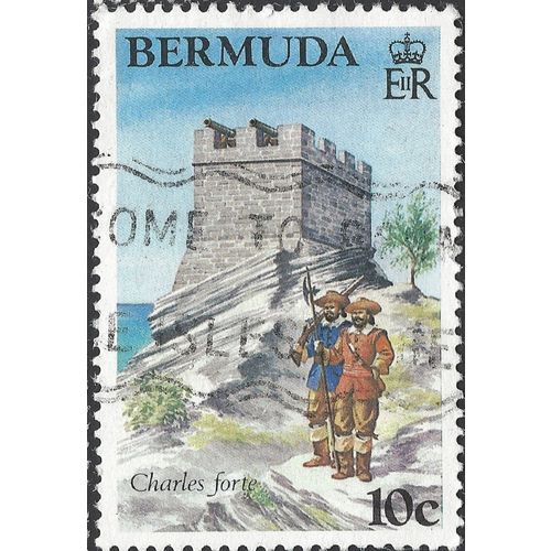 BERMUDA, Charles Fort, blue 1991, 10c