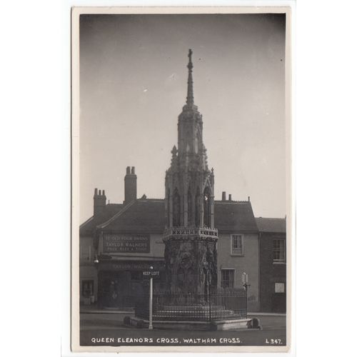 Queen Eleanors Cross Waltham Cross Hertfordshire Postcard 347