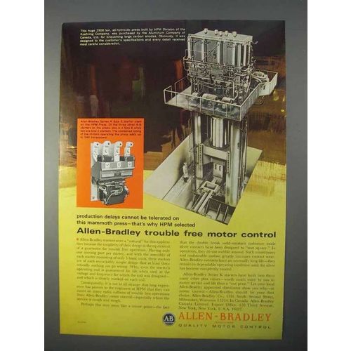 1966 Allen-Bradley Series K Size 5 Starter Ad