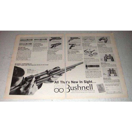 1966 Bushnell Sports Optics Ad - Scopes, Binoculars