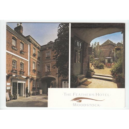 The Feathers Hotel & Restaurant Woodstock Oxfordshire Postcard 522