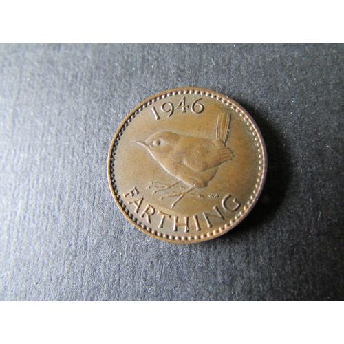 1946 GEORGE VI FARTHING FREE POST. H