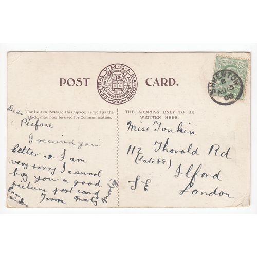 Central YMCA Marquee 1908 Postcard