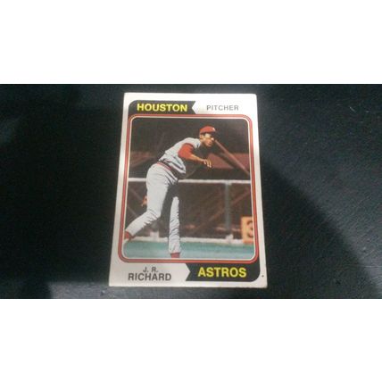 1974 Topps Card # 522 J.R. Richard Very Good (3) Houston Astros