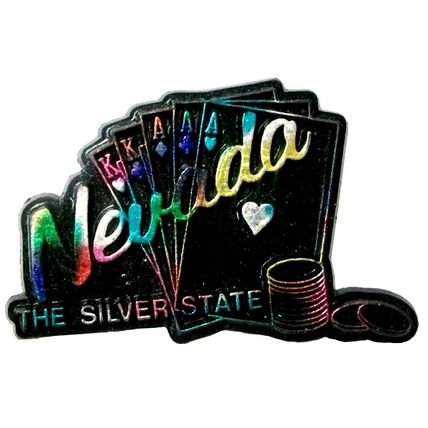 Nevada Rainbow Full House Fridge Magnet