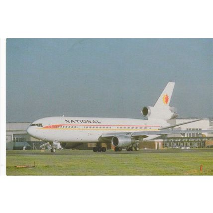 National Airlines Douglas DC10 30 Civil Aviation Postcard (A18662)