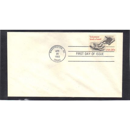 FDC 2039 20c Voluntarism (No Cachet-U/A) CV39714