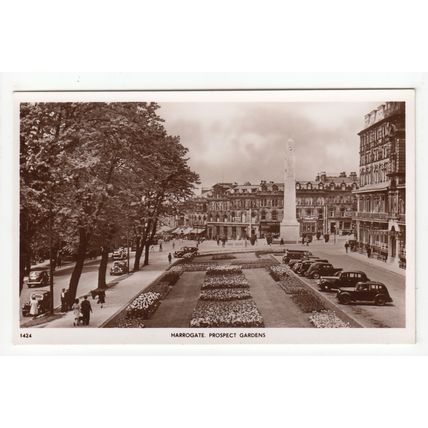 Prospect Gardens Harrogate Postcard RP North Yorkshire 1424