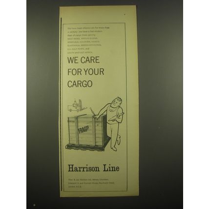 1966 Harrison Line Advertisement - We care