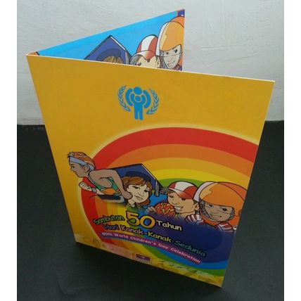 Malaysia 50th World Children's Day Celebration 2003 (Folder) nonperfect see scan
