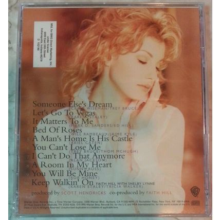 IT MATTERS TO ME by FAITH HILL (CD, 1995 - Warner Bros. - USA) BRAND NEW SEALED!