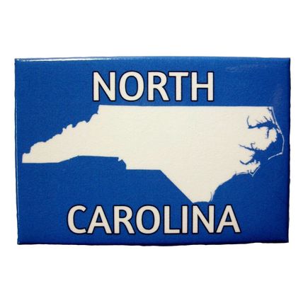 North Carolina Blue Fridge Magnet