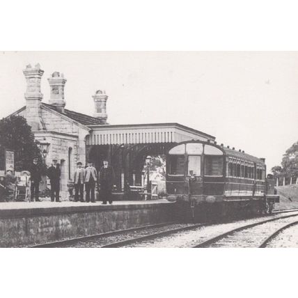 Peterborough Train Engine 43144 at Gayton Road Station in 1959 Railway Postcard